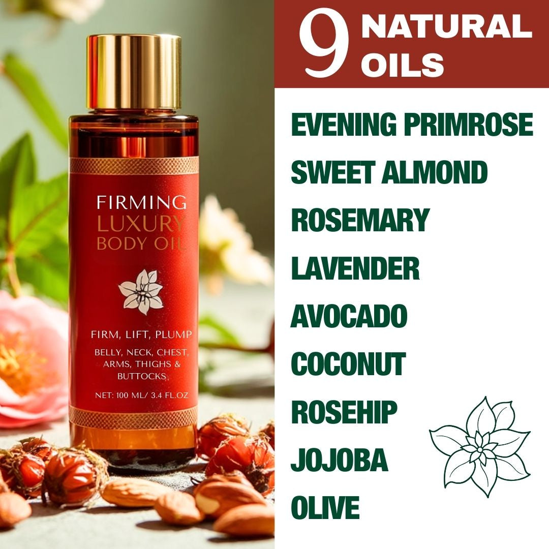 Lifting Body Oil: Crepey skin? Fine lines? It’s time to glow again.