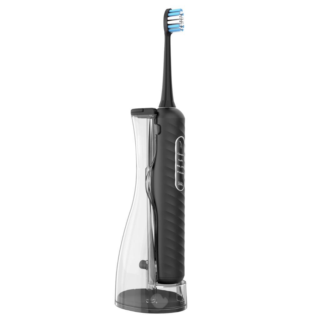 Everything your routine needs, in one handle.