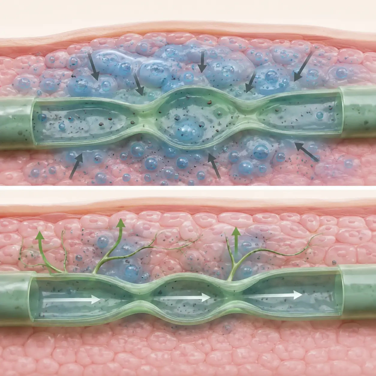 Poor Lymphatic Flow Leads to Stagnation
